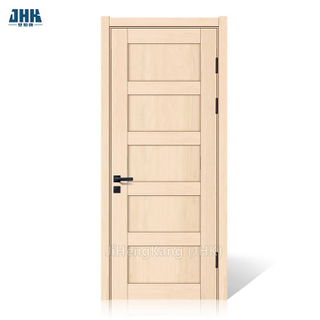Пятипанельная деревянная дверь из белого грунта